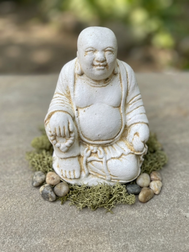 Statuette moine rieur